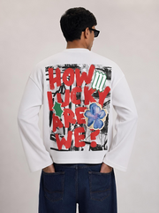 How Lucky Waffle Knit Tee- Offwhite